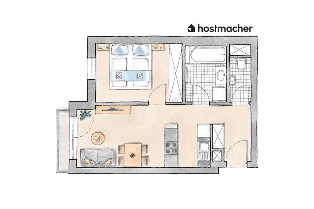 Urban 1Br Retreat, Easy City Link By Hm Виена Екстериор снимка